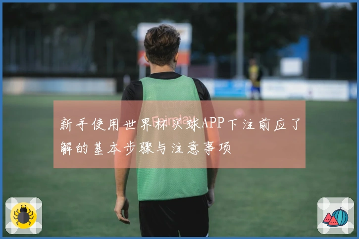 新手使用世界杯买球APP下注前应了解的基本步骤与注意事项